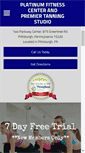 Mobile Screenshot of platinumfitnesscenter.com